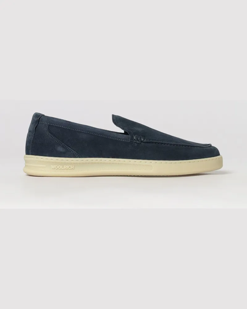 Woolrich Wildleder-Mokassins Blau