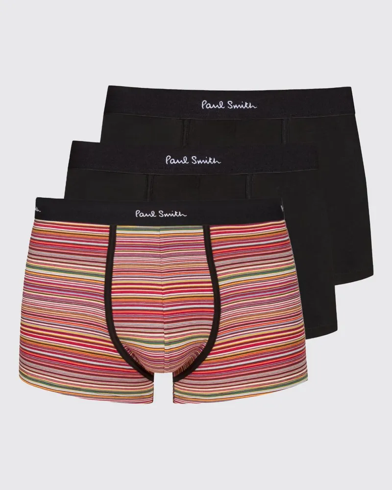 Paul Smith 3er-Set Baumwollboxer Schwarz