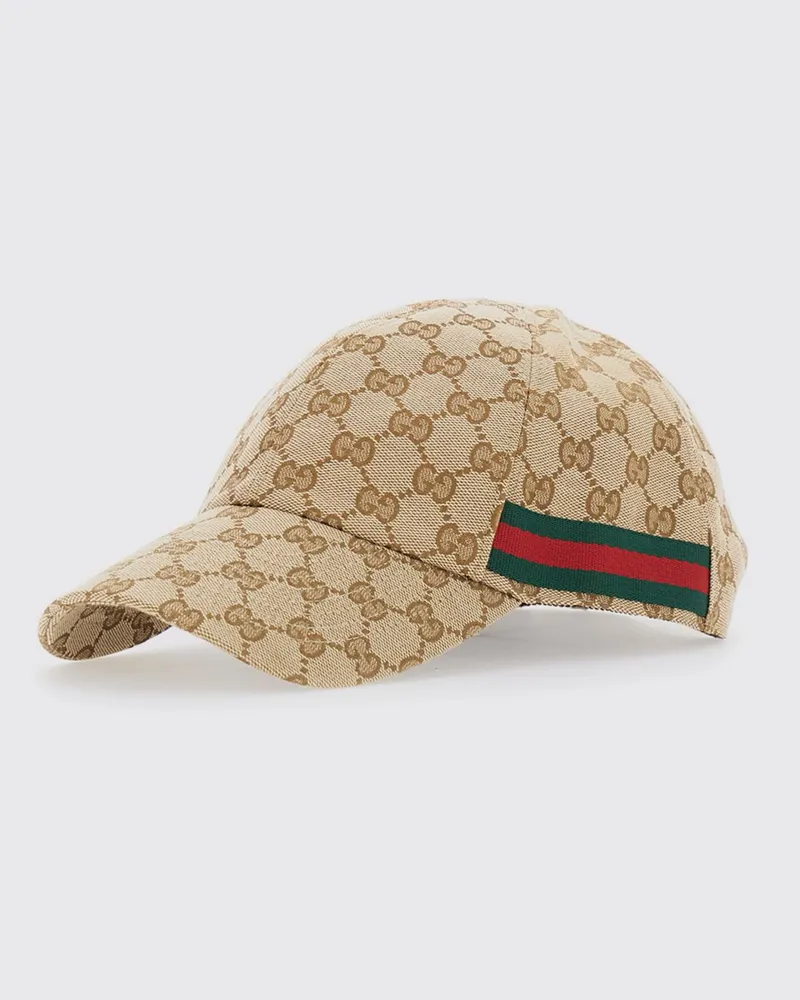 Gucci Baseballkappe von aus Jacquard mit durchgehendem GG-Monogramm Beige