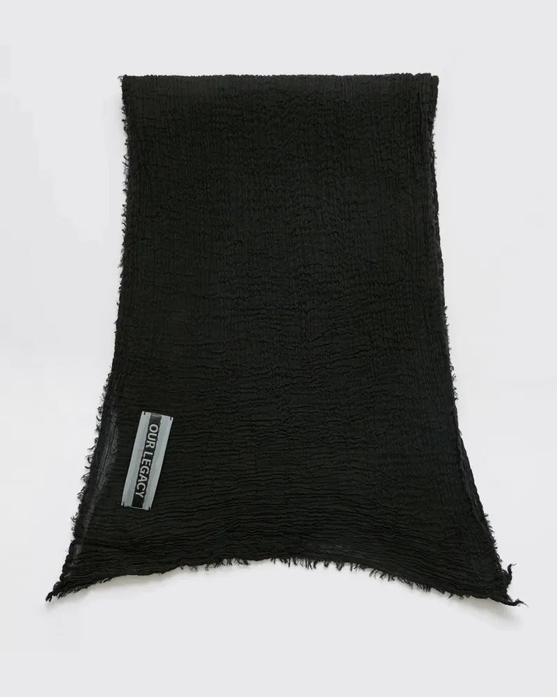 Our Legacy Schal herren Schwarz
