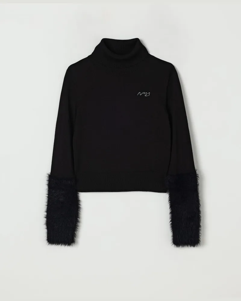 N° 21 Pullover kinder Schwarz