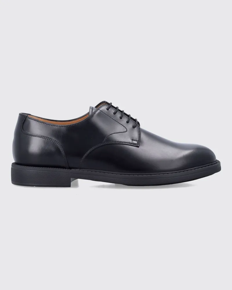 Church's Walker Derby-Schuhe aus glattem Kalbsleder mit Gummisohle Schwarz