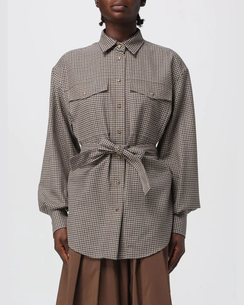 Brunello Cucinelli Hemdbluse damen Beige