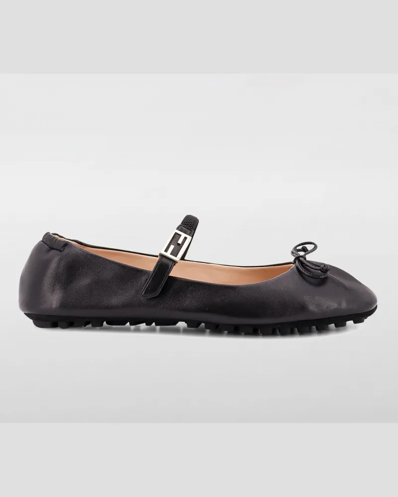 Fendi Ballerinas damen Schwarz