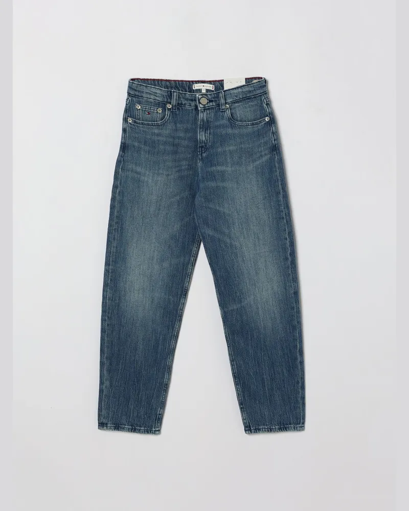Tommy Hilfiger Straight-Leg-Jeans mit mittlerer Bundhöhe für Jungen von aus Baumwolldenim Denim