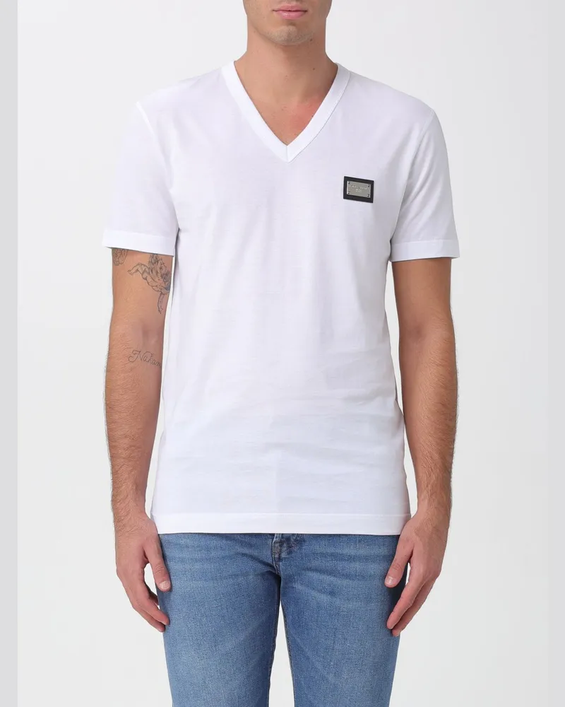 Dolce & Gabbana T-shirt herren Dolce & Gabbana Weiß