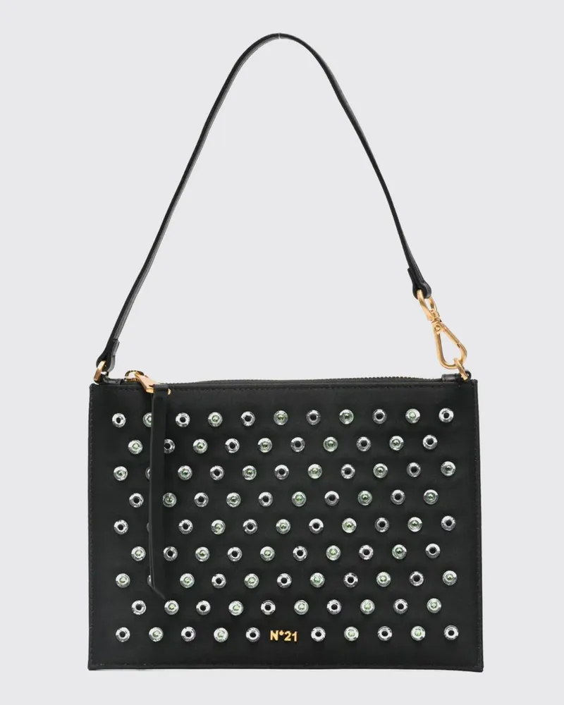 N° 21 Schultertasche damen Schwarz