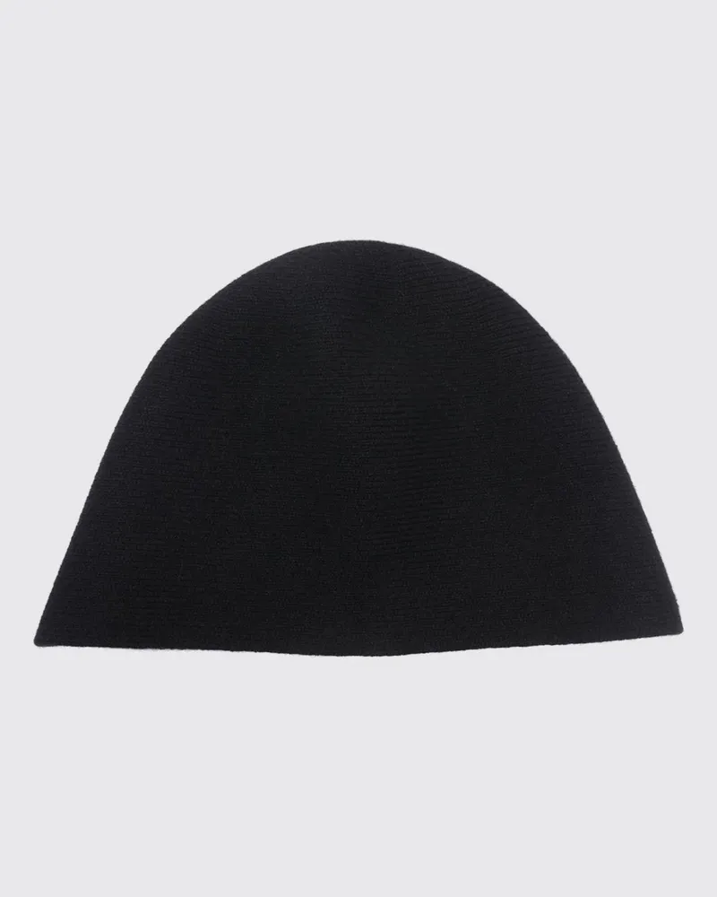 Uma Wang Minimalistische Beanie-Mütze von aus reinem Kaschmir Schwarz