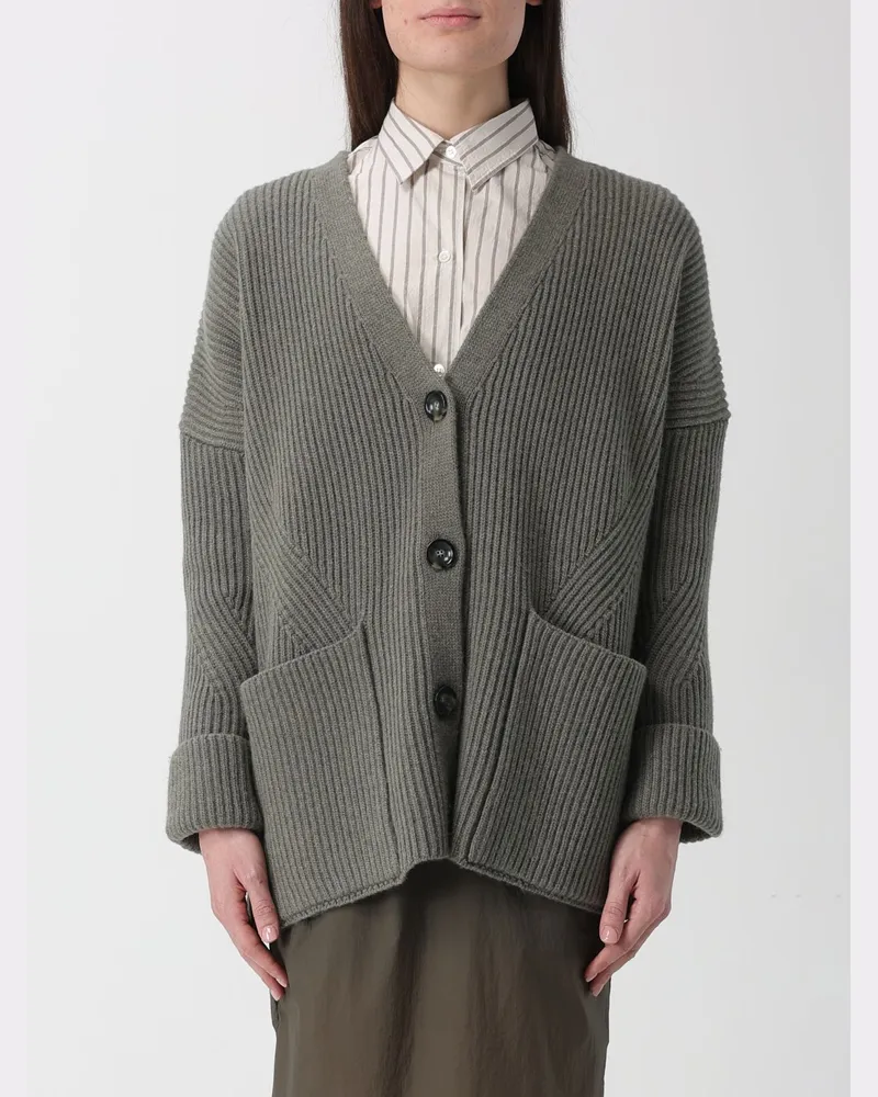 Roberto Collina Pullover damen Taubengrau