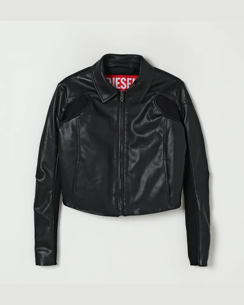 Diesel Mntel kinder Schwarz