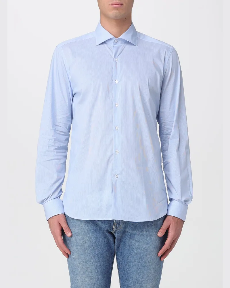 Fay T-shirt herren Himmelblau