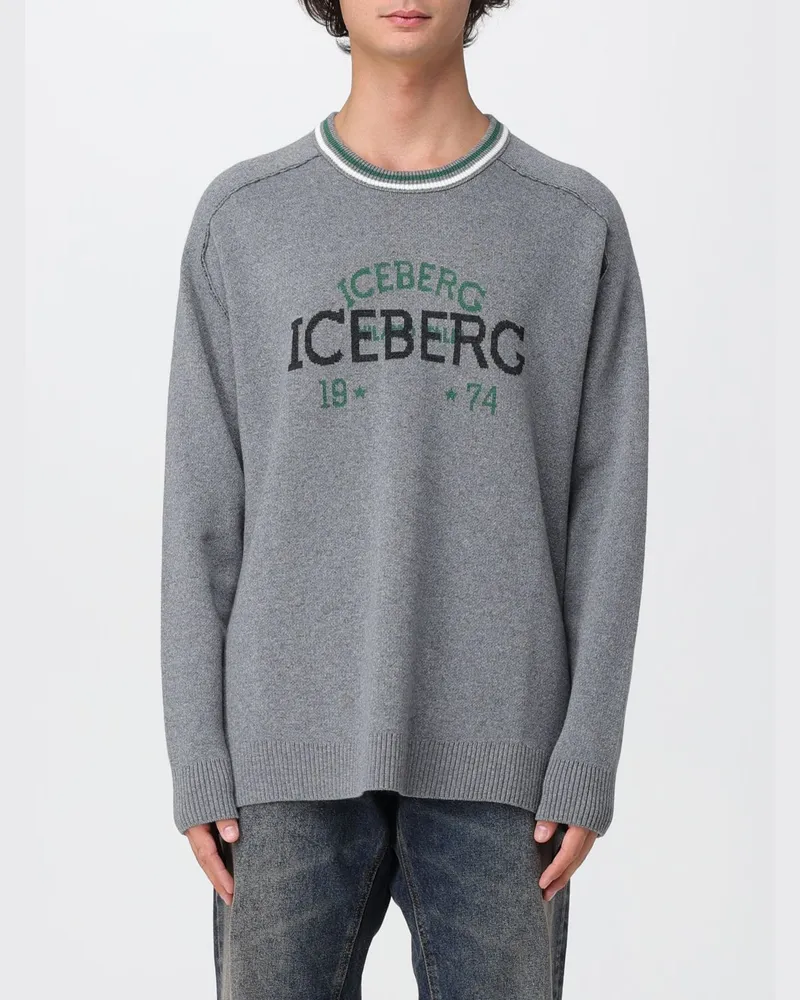 Iceberg Pullover herren Grau