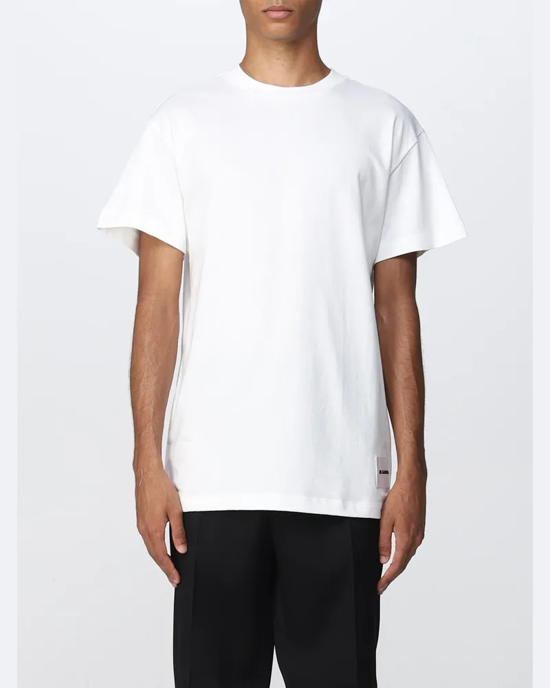 Jil Sander Herren T-Shirt Weiß
