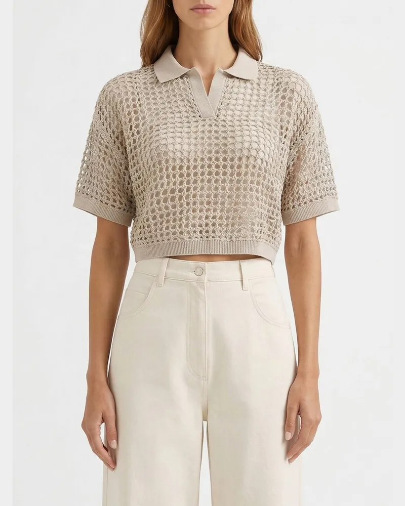 Brunello Cucinelli Pullover damen Ivory