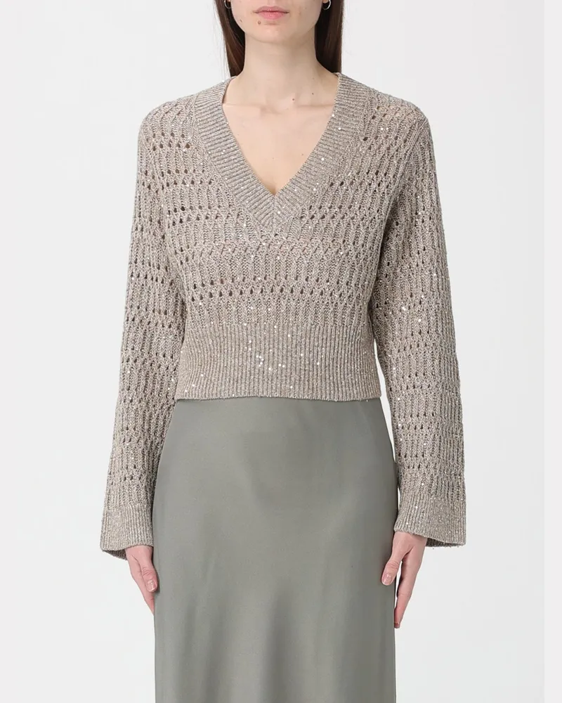 Brunello Cucinelli Pullover damen Mud