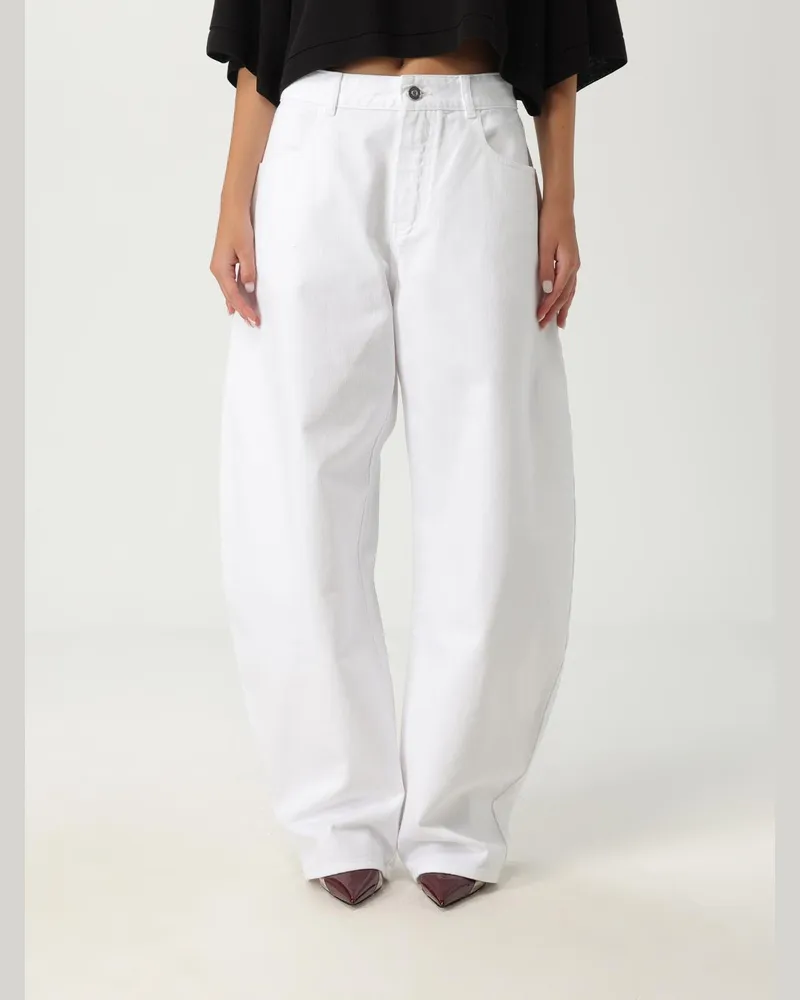 Alaïa Jeans damen Weiß