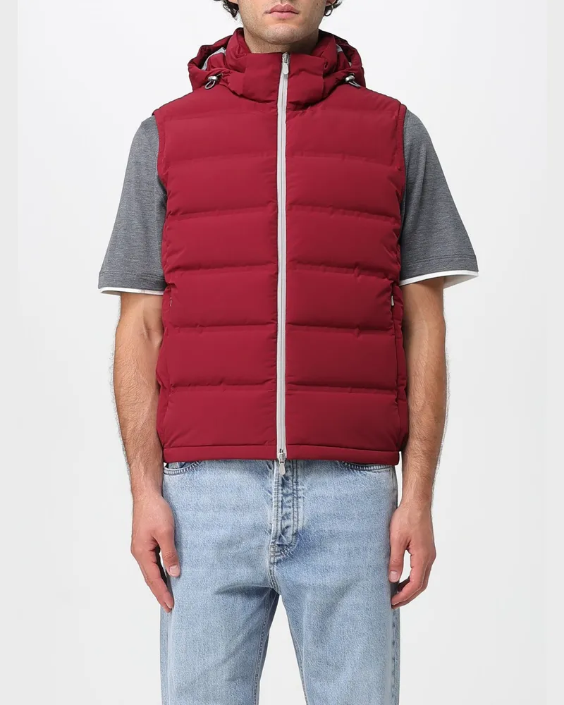 Brunello Cucinelli Jacke herren Rot