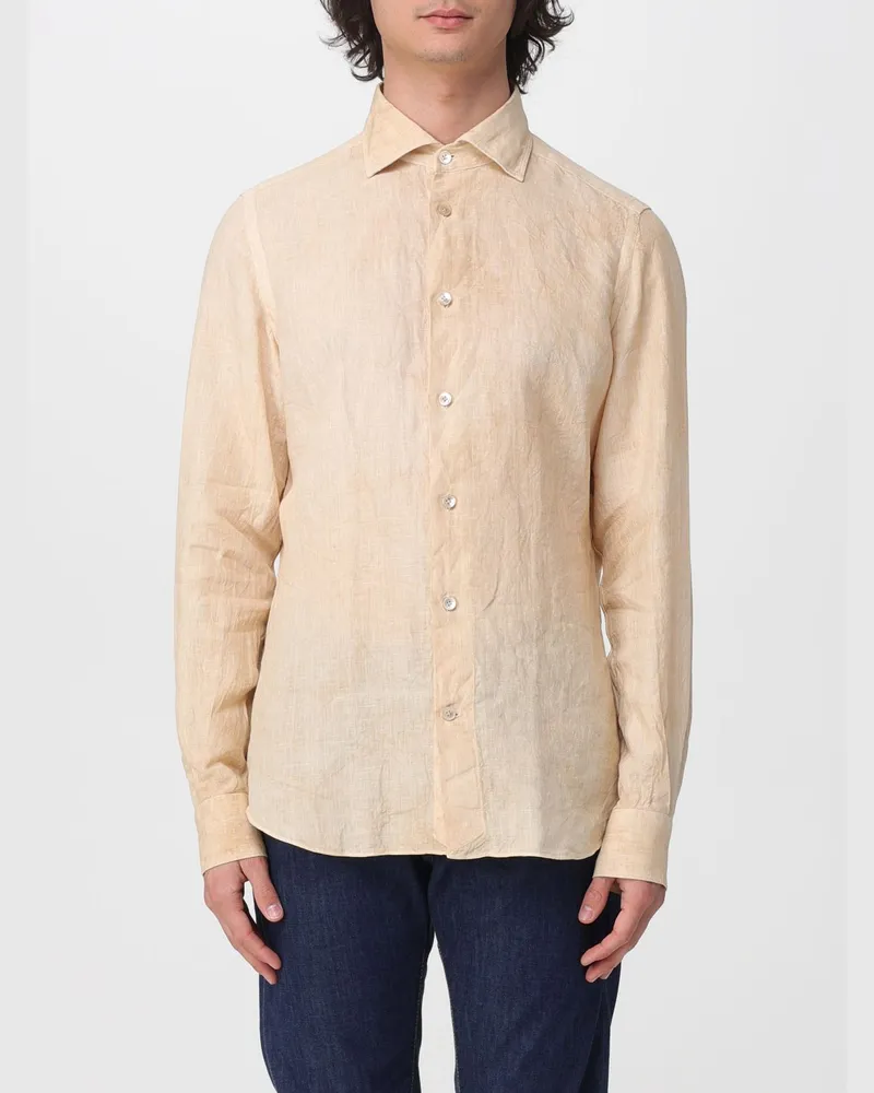 Eleventy Hemd herren Taubengrau