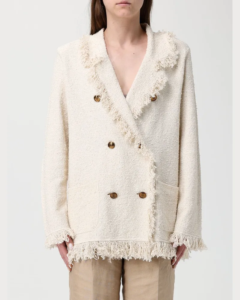 Elisabetta Franchi Pullover damen Weiß