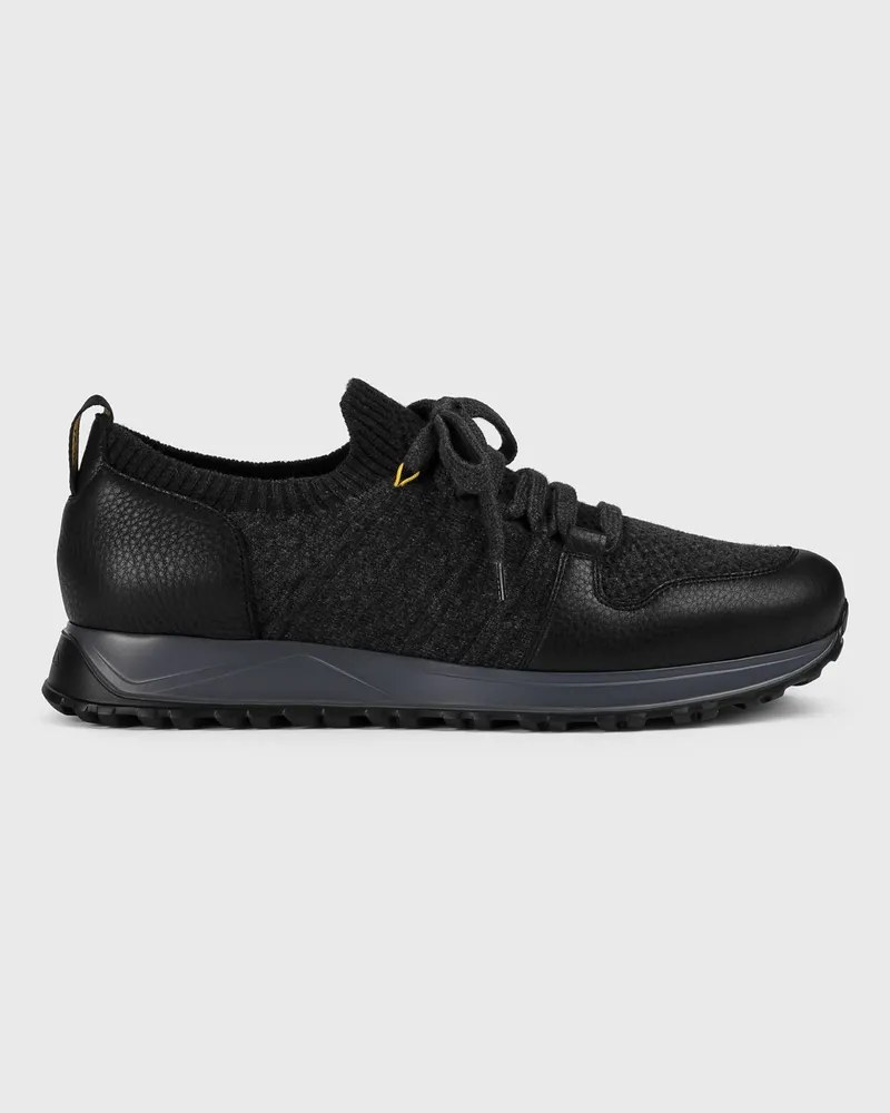Doucal´s Sneakers herren Schwarz