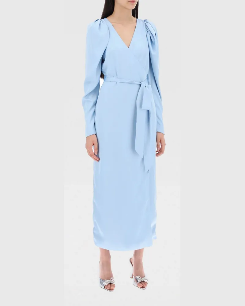 ROTATE Birger Christensen Kleider damen Hellblau