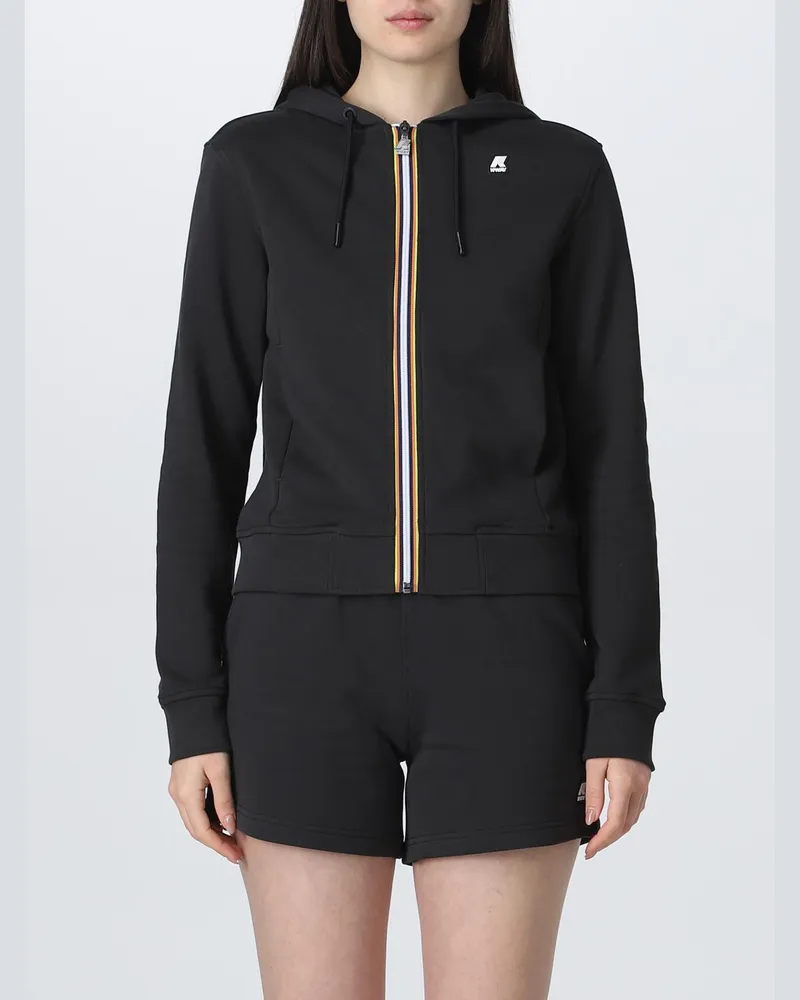 K-Way Sweatshirt damen Schwarz