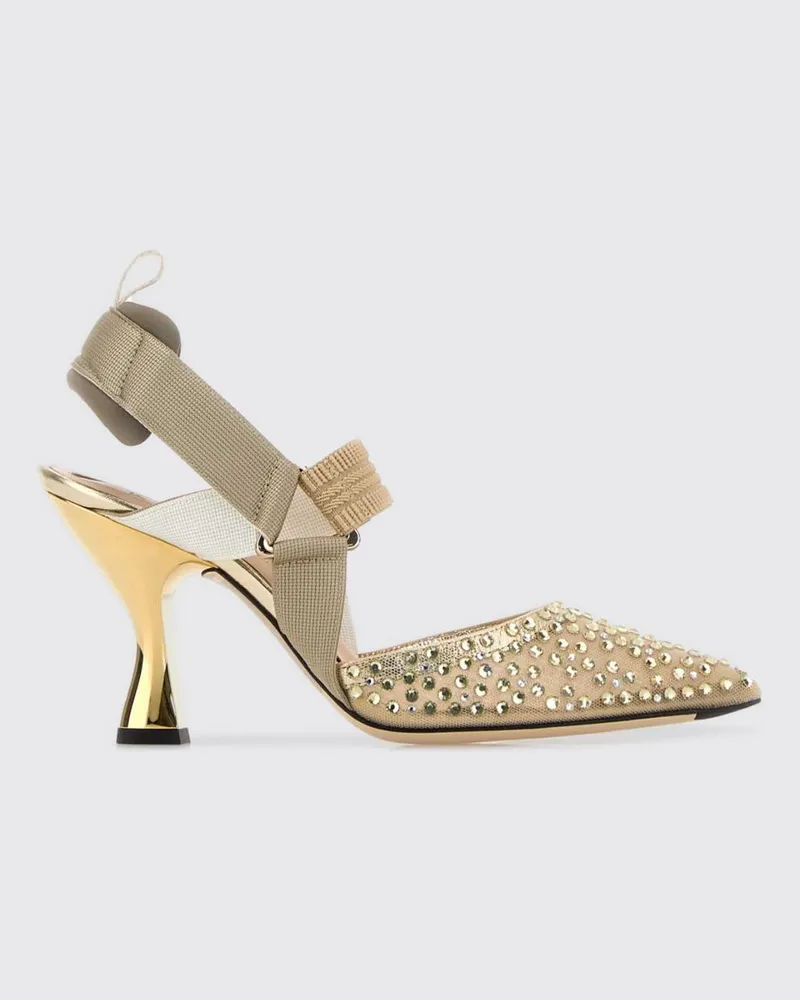 Fendi Absatzschuhe damen Nude