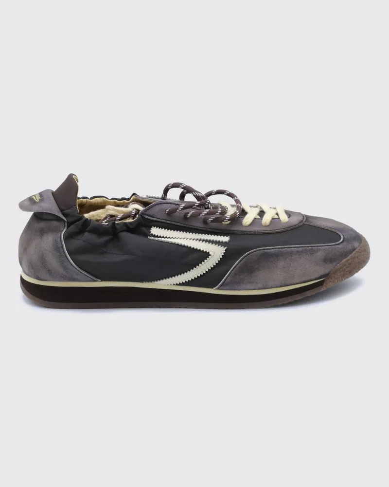 Puraai Panther Low-Top-Sneaker aus veganem Leder und recyceltem Nylon Grau