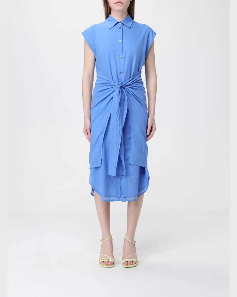 TELA Kleid damen Hellblau