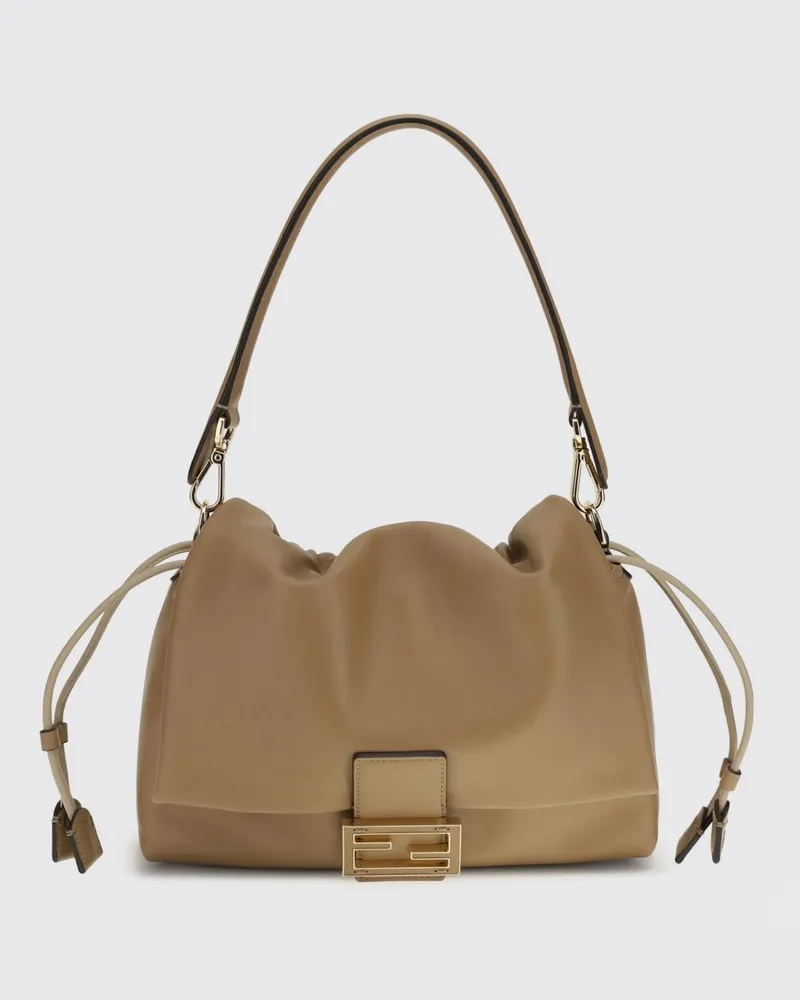 Fendi Schultertasche damen Haselnuss