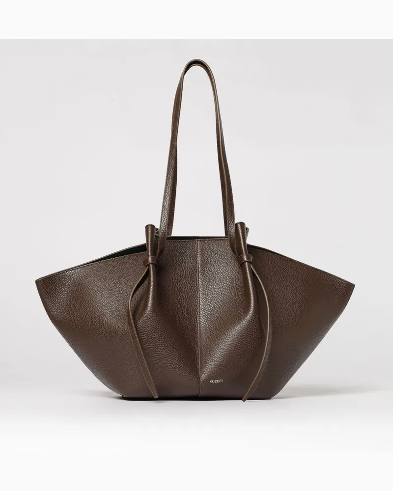 YUZEFI Schultertasche damen Braun