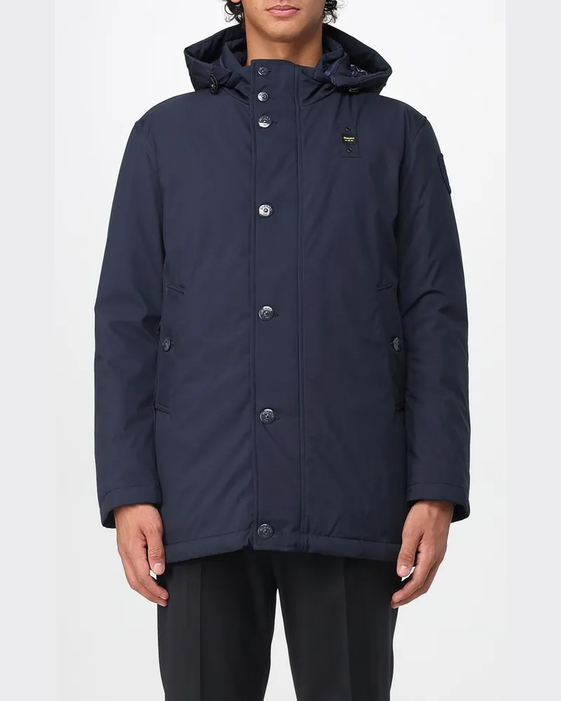 Blauer Mantel herren Blau