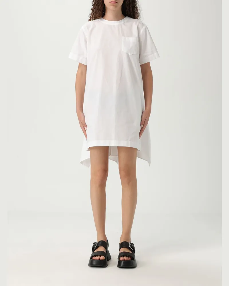 Sacai Kleider damen Weiß