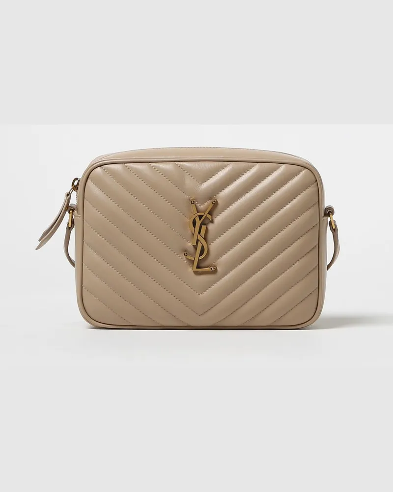 Saint Laurent Schultertasche damen Beige