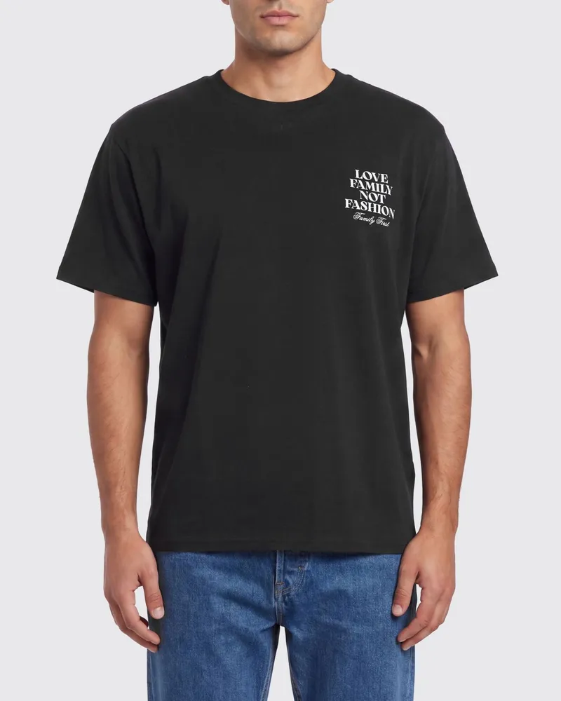 Family First T-shirt herren Schwarz