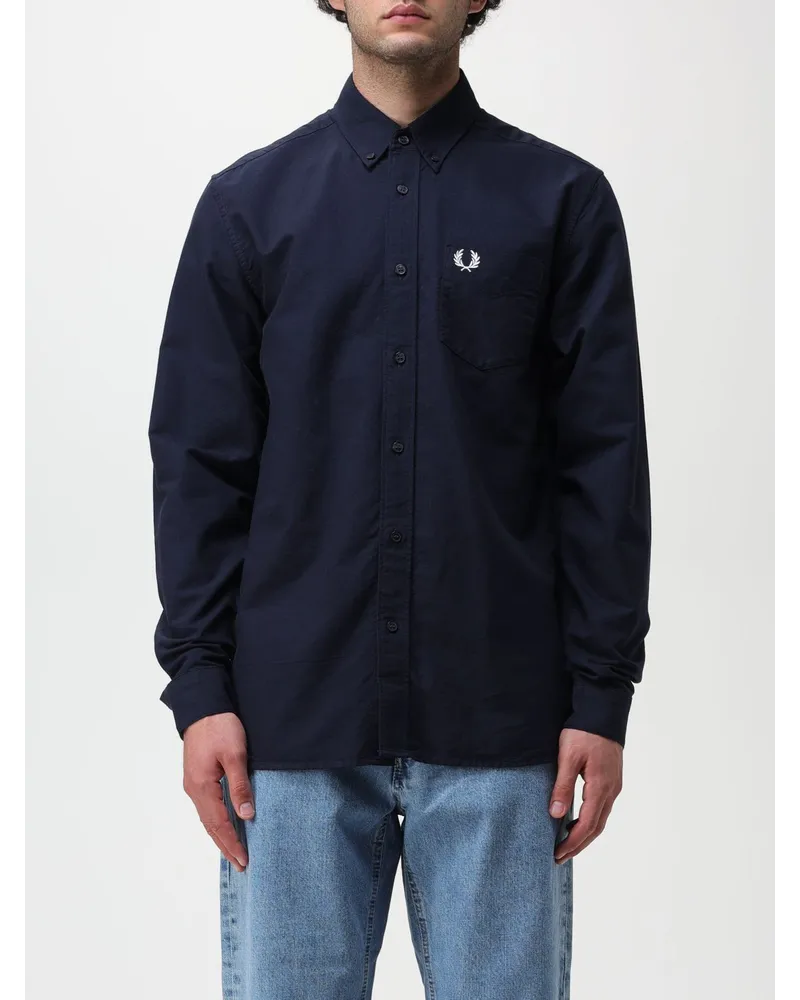 Fred Perry Hemd Navy