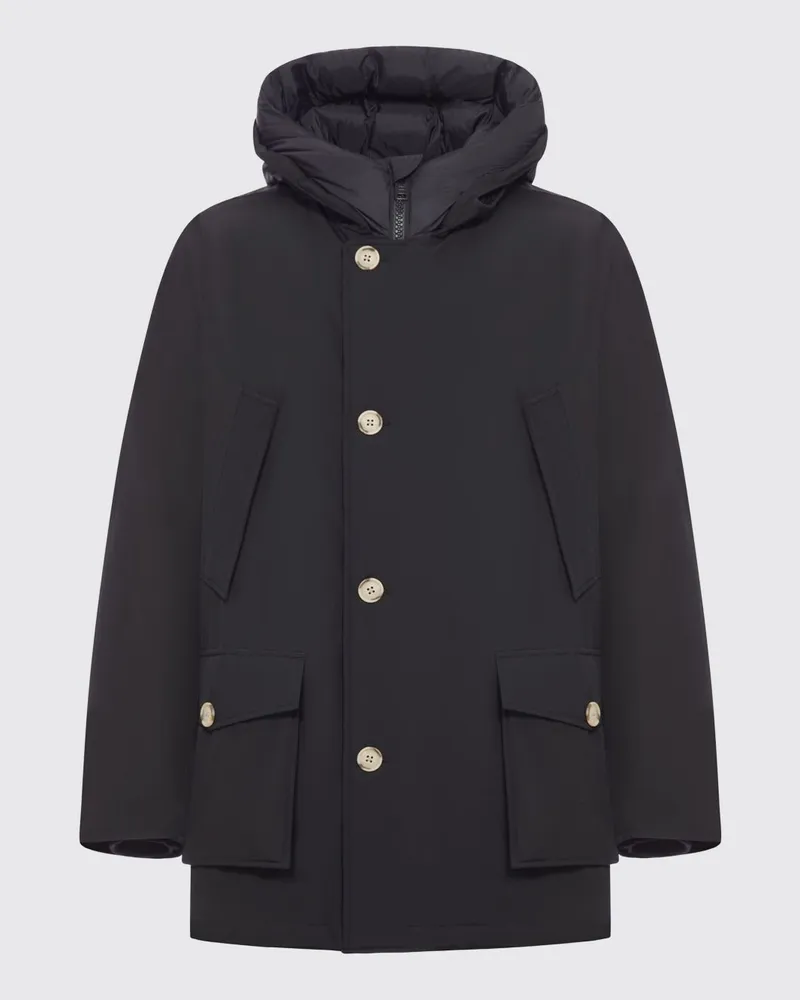 Woolrich Mantel herren Schwarz