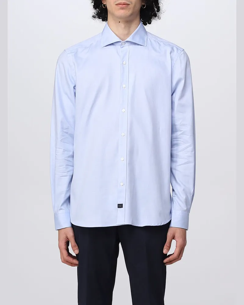 Fay Hemd herren Blau