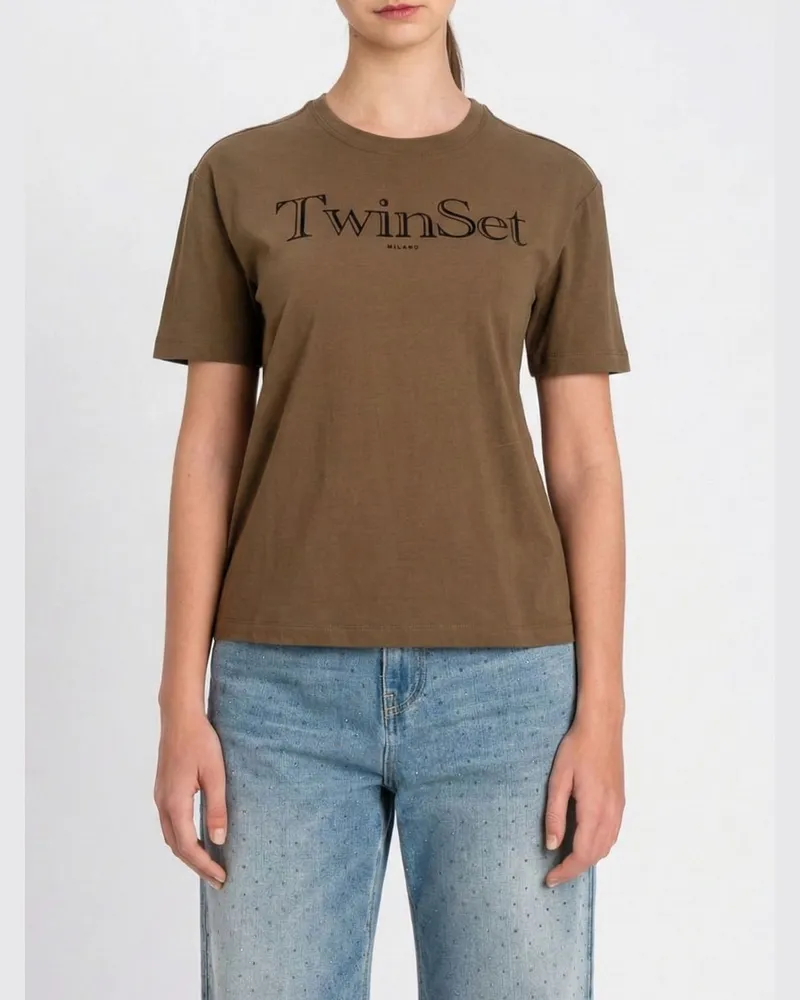Twin-Set T-shirt damen Kaki