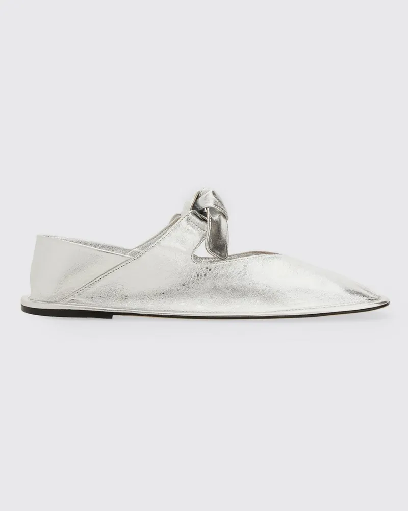 HEREU Flache schuhe damen Silber