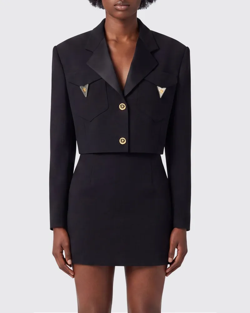 Versace Jacke damen Schwarz
