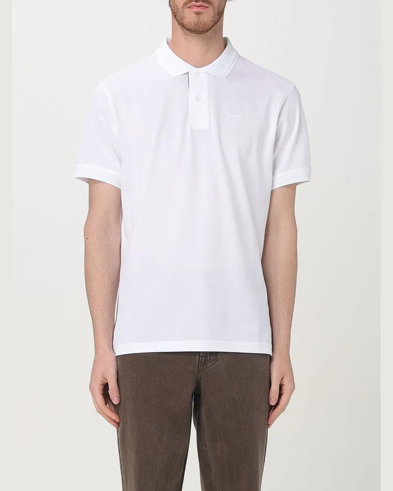 Barbour Polo herren Weiß
