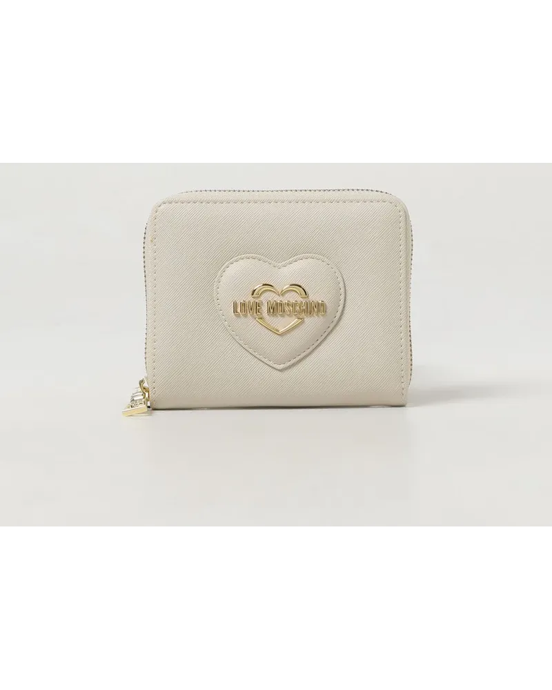 Moschino Geldbeutel Ivory