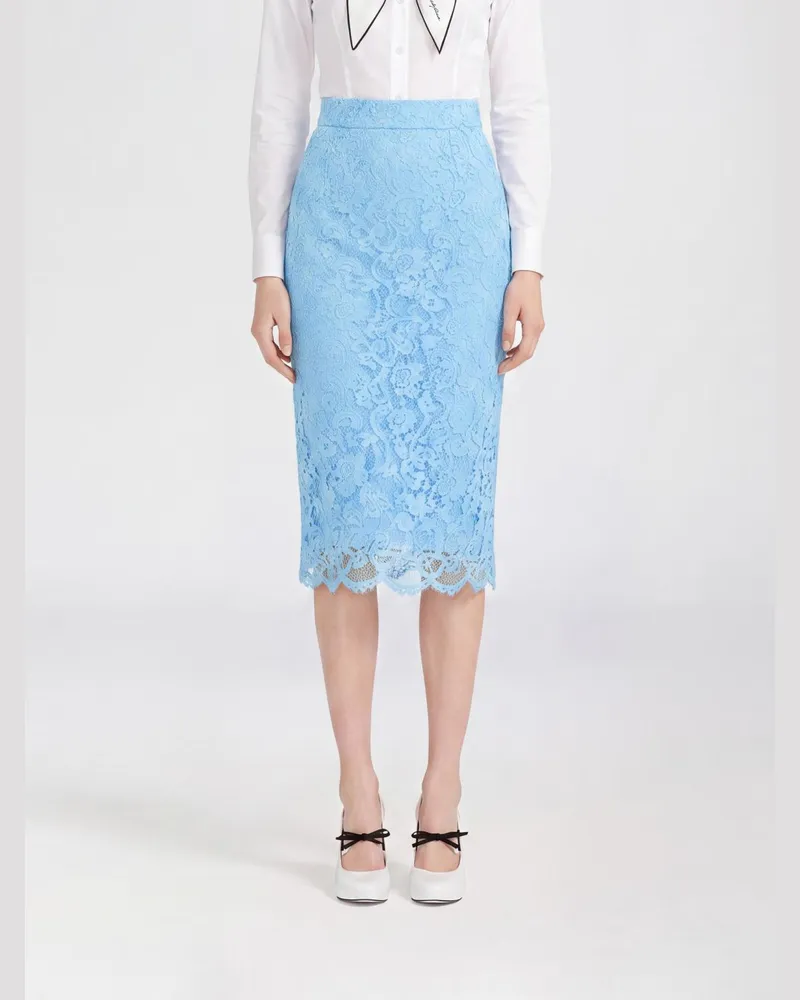 Dolce & Gabbana DOLCE  GABBANA Rock damen Dolce & Gabbana Hellblau