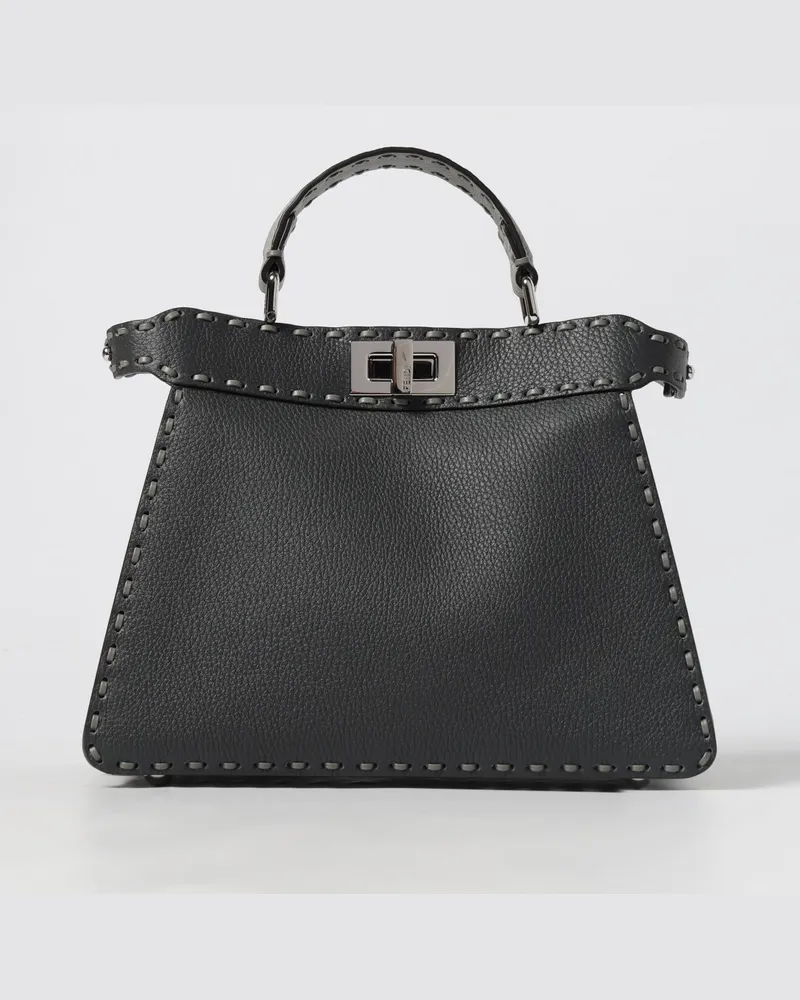 Fendi Schultertasche damen Charcoal