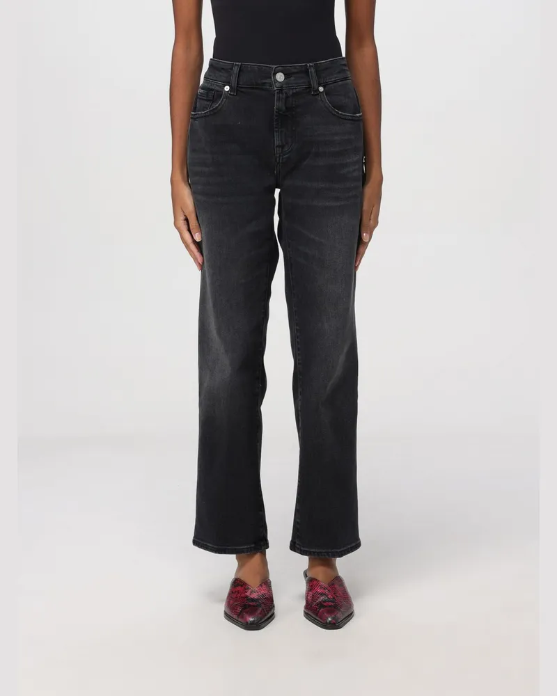 7 for all mankind Hose damen Schwarz