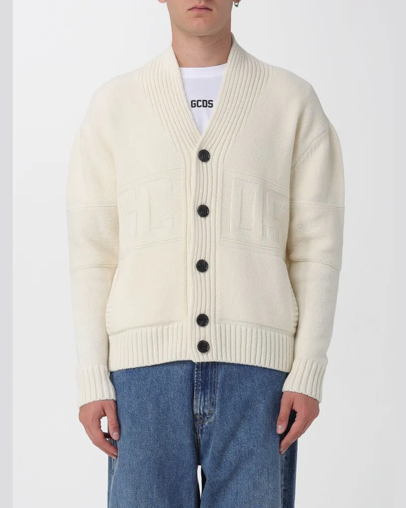 GCDS Strickjacke herren Ivory