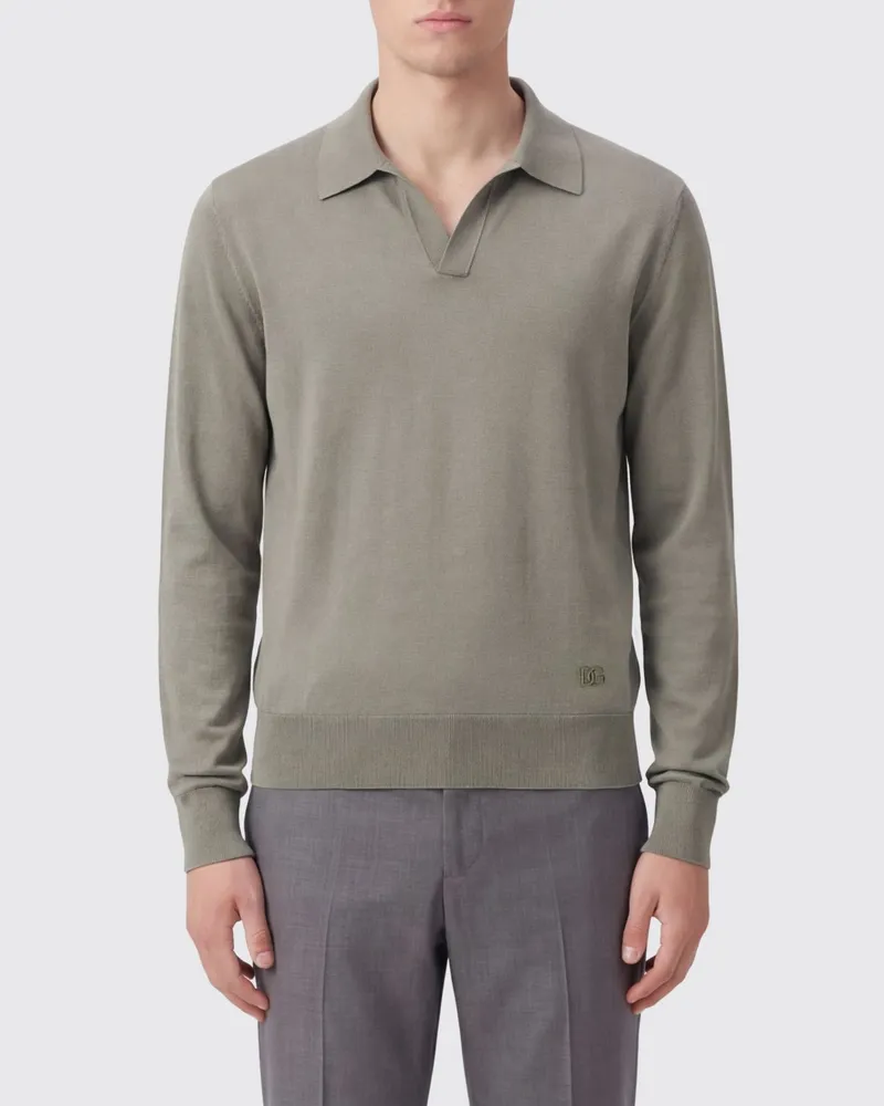 Dolce & Gabbana Polo herren Dolce & Gabbana Kaki