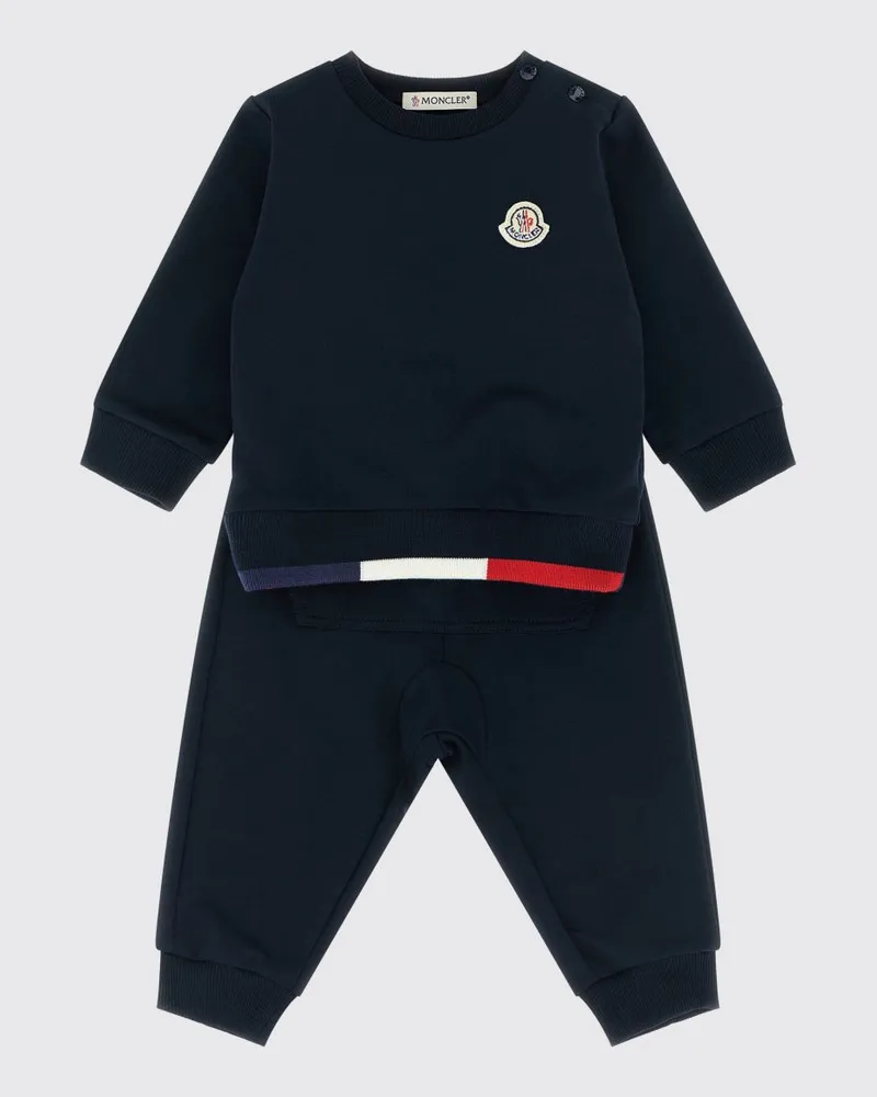 Moncler Sportlicher Stretch-Baumwoll-Anzug Navy