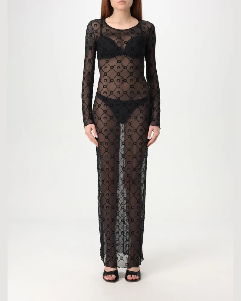 Marine Serre Kleider damen Schwarz